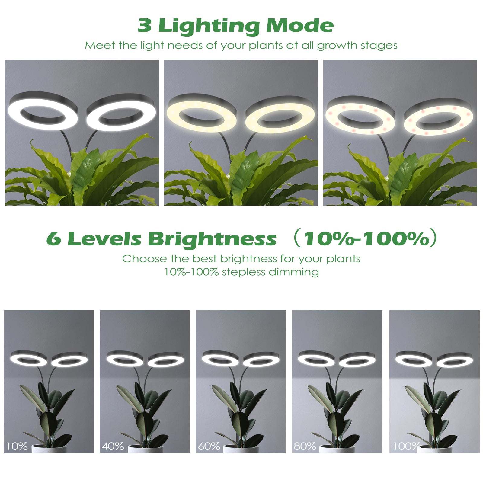 PRONORO™ Full Spectrum Floor Plant Grow Light